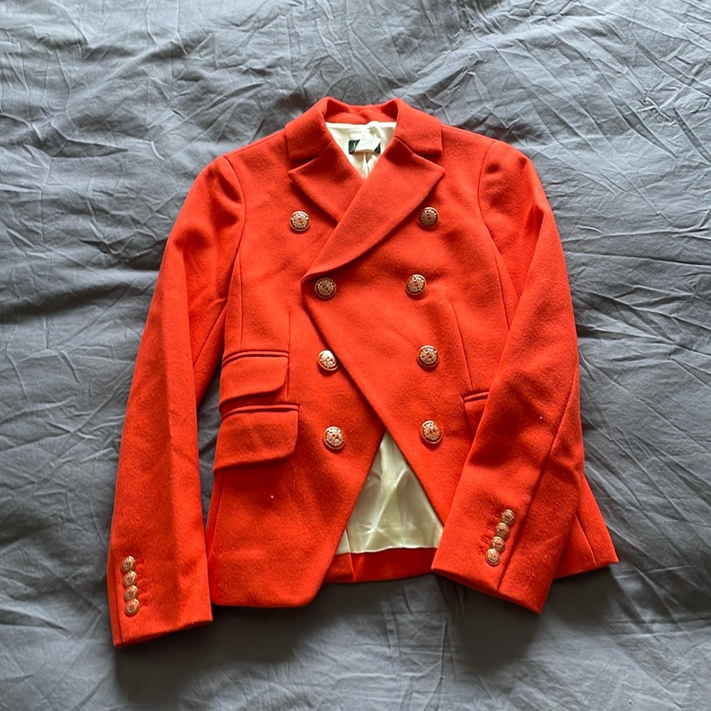 Stunning J crew wool jacket EUC